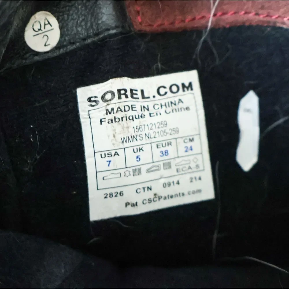 Sorel Women's Slimshortie Chevron Waterproof Snow Boot 7 - Picture 9 of 9